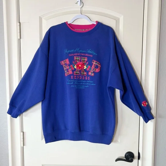 Express | Tops | Vintage Express Athletique Purple And Pink